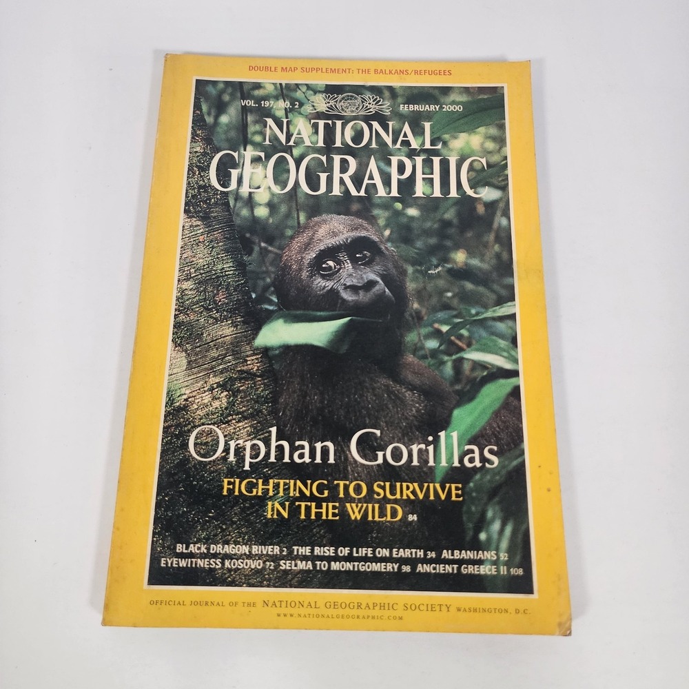 National Geographic Magazine February‎ 2000 With Insert